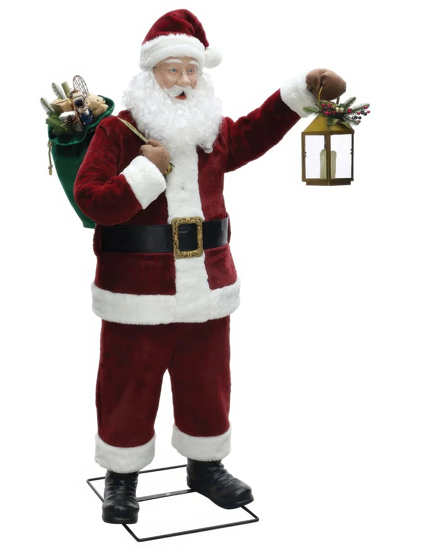 Deluxe animált Mikulás dekoráció 180 cm