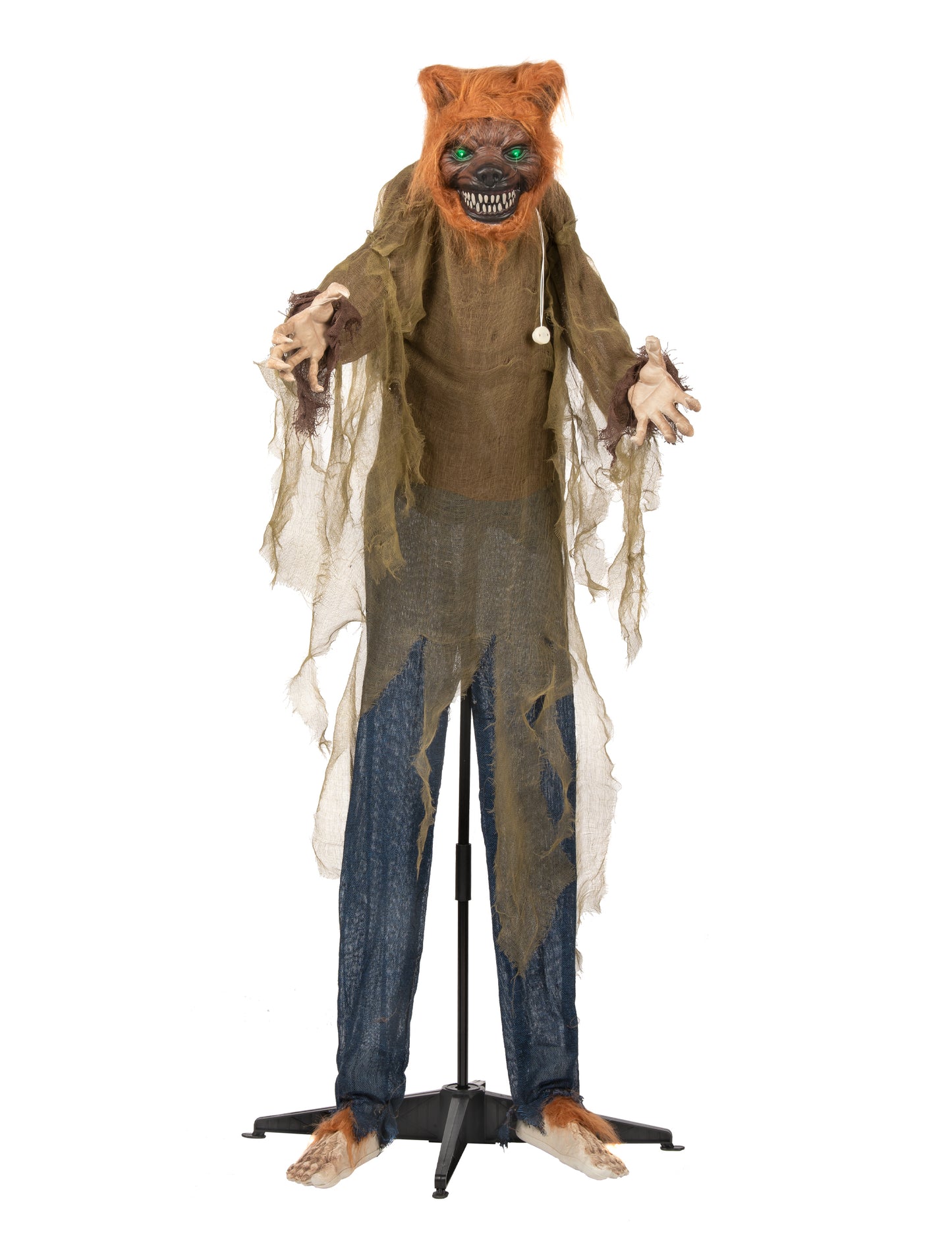 Animált hang- és könnyű dekoráció Bad Wolf 160 cm