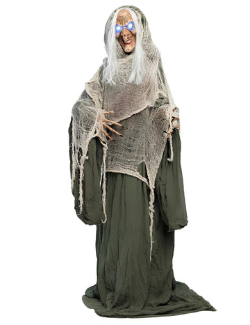 Animált hang- és könnyű dekoráció boszorkány Andromeda 153 cm