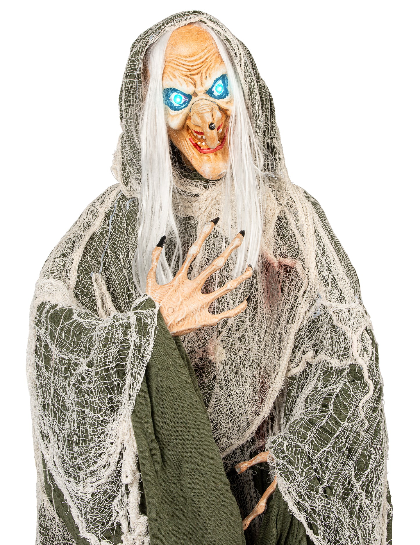 Animált hang- és könnyű dekoráció boszorkány Andromeda 153 cm