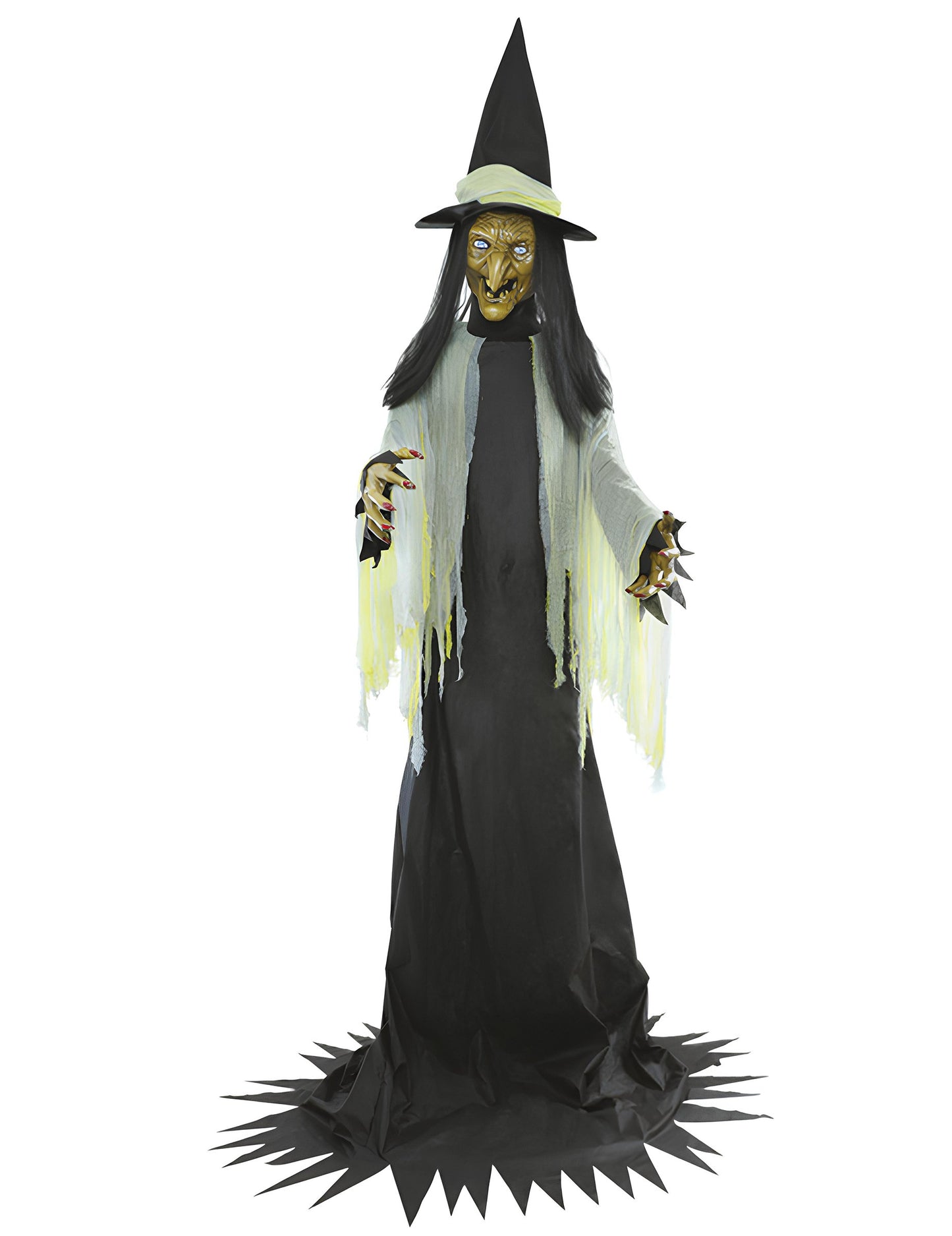 Animált dekorációs óriás boszorkány xxl 300 cm