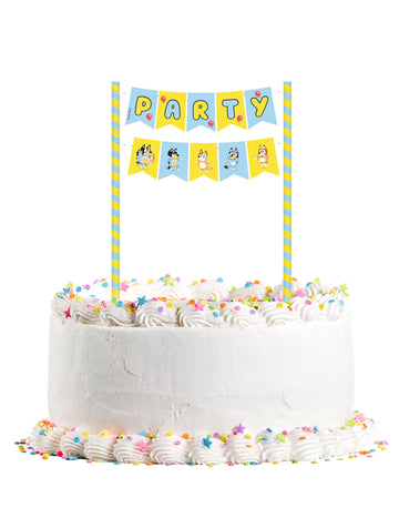 Bluey Cake Dekoráció