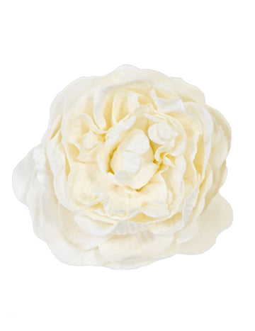 Antik rózsa és elefántcsont asztaldísz 12 cm művirág