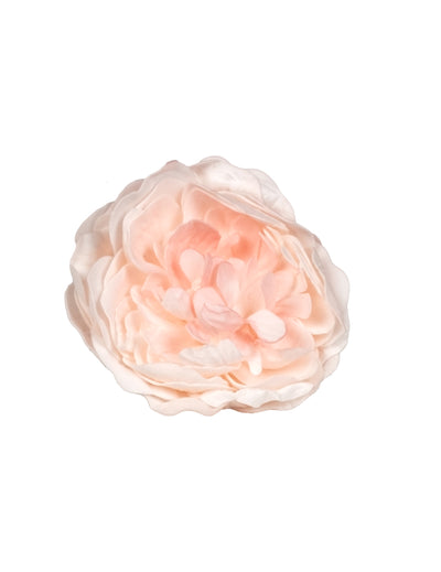 Fleur artificielle rose ancienne pour fête rose poudré