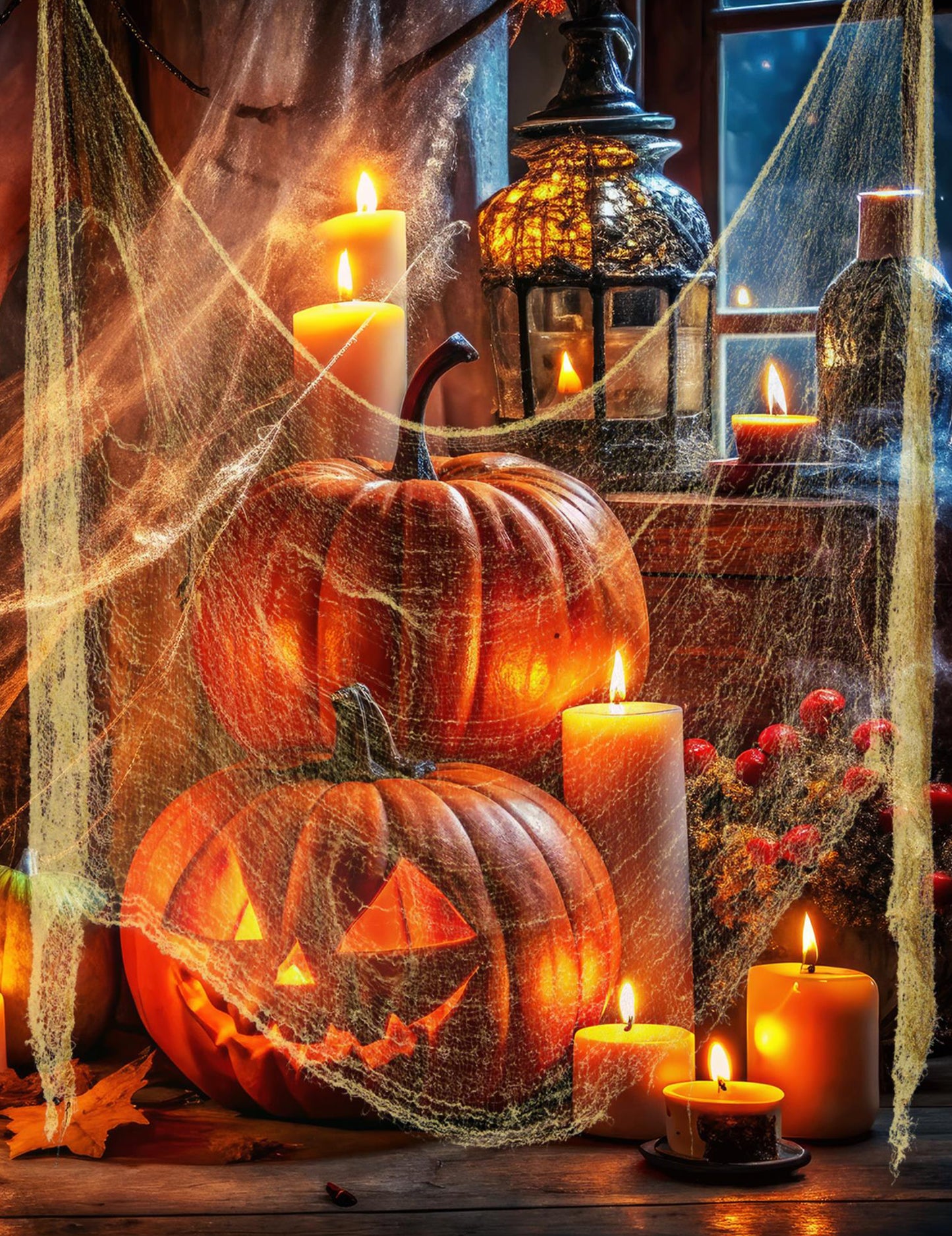 Halloween ECRU dekoráció