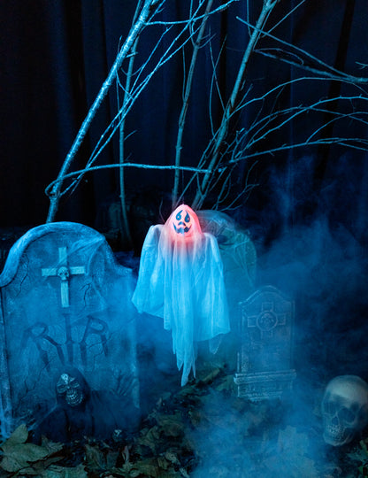 Halloween könnyű szellem dekoráció 50 cm