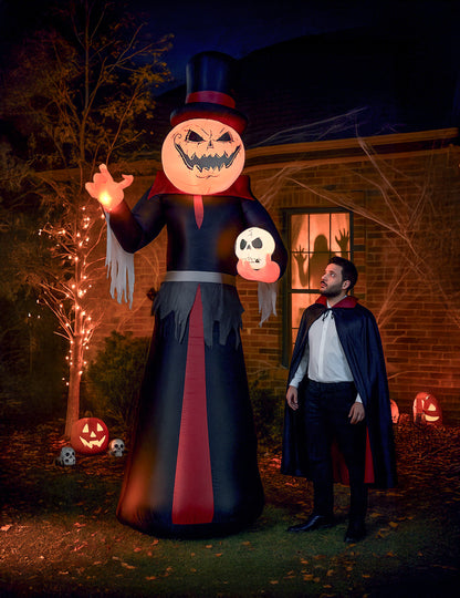 360°-os felfújható ijesztő tök dekoráció cm