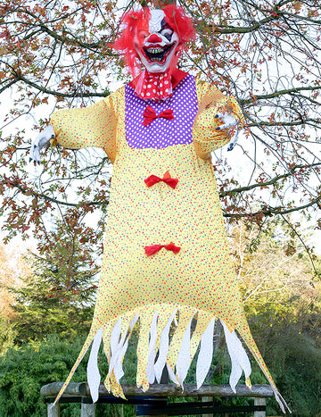 Halloween dekoráció ijesztő bohóc 350 cm -re lógott