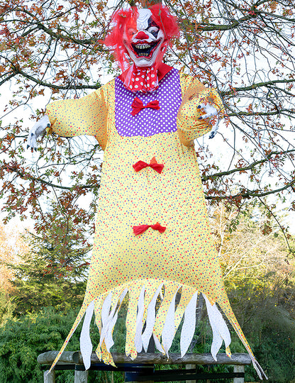 Halloween dekoráció ijesztő bohóc 350 cm -re lógott