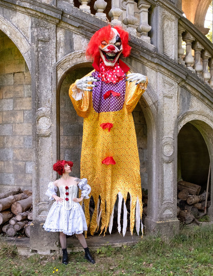 Halloween dekoráció ijesztő bohóc 350 cm -re lógott