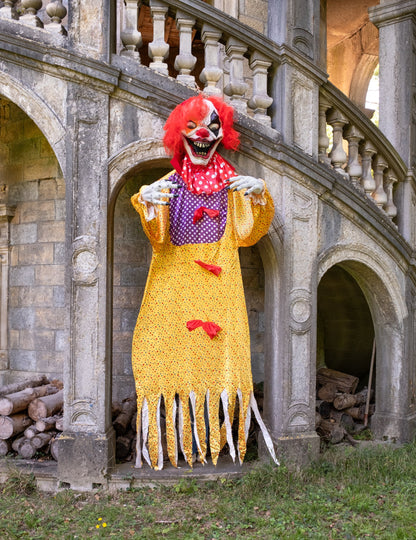 Halloween dekoráció ijesztő bohóc 350 cm -re lógott