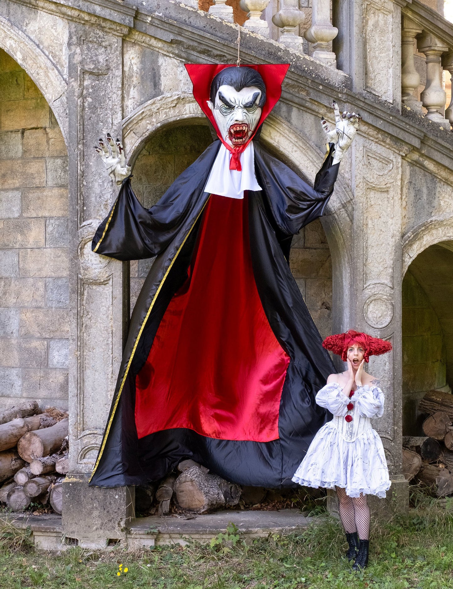 Óriás Függő Vámpír Halloween Dekoráció 3,20 m