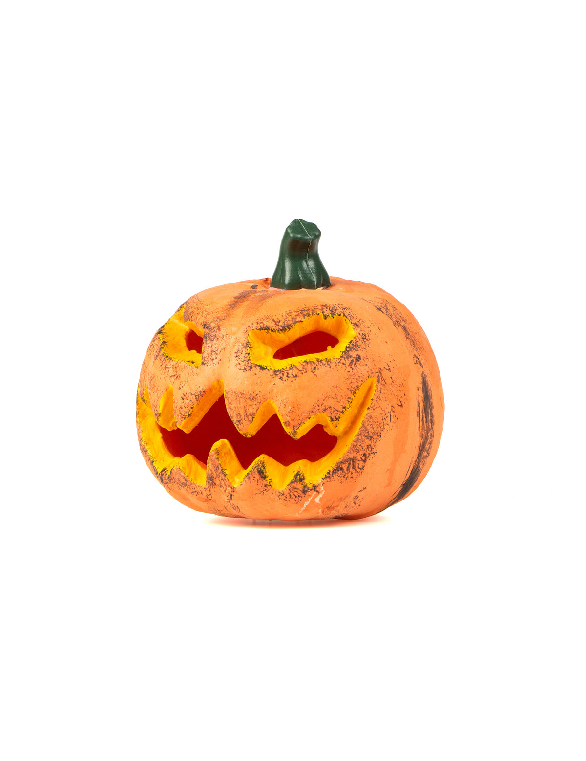 Vue de profil de la décoration lumineuse citrouille pour Halloween