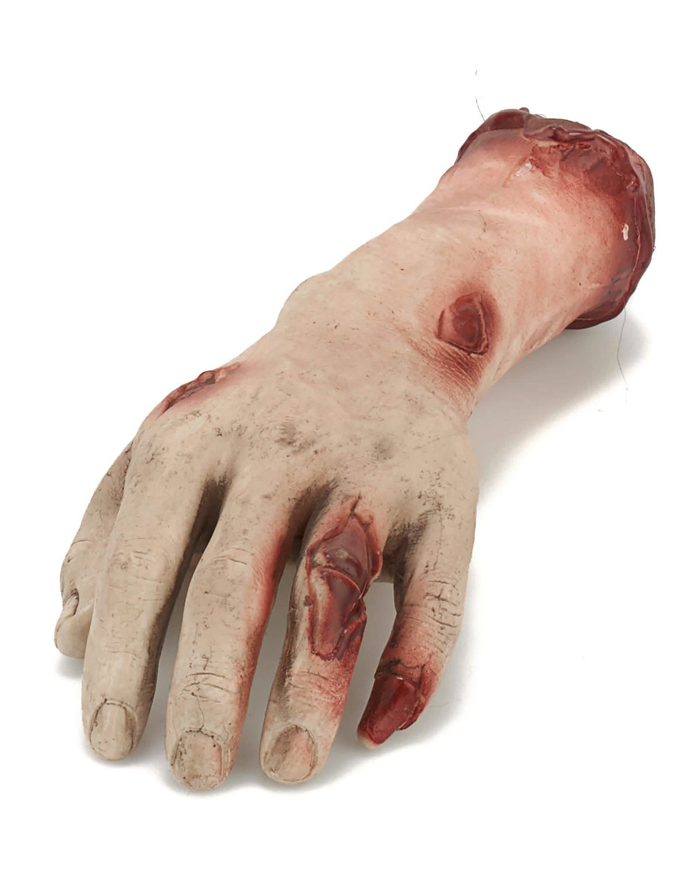 halloween-s vérkéz dekoráció húsos és piros, realisztikus