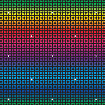 Diszkó faldekoráció 1,2 x 9 méter, hetvenes évek hangulata 