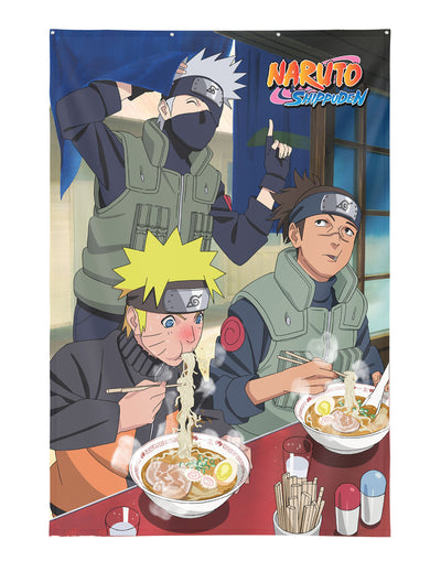 Décoration murale Naruto Shippuden Ramen Ichiraku avec œillets métalliques