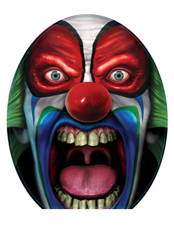 Ijesztő bohóc WC dekoráció 30 x 43 cm Halloween