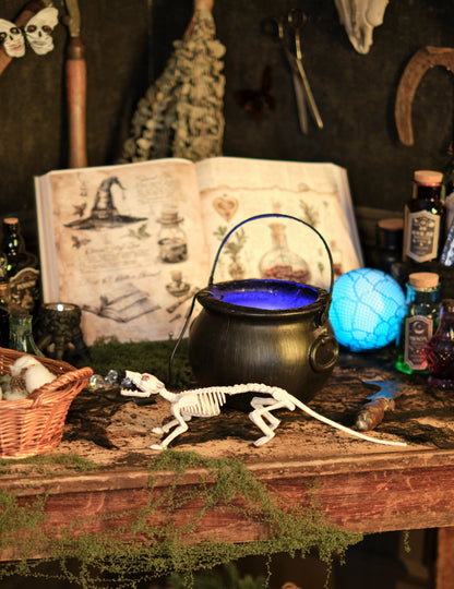 Patkány csontváz dekoráció 16 x 23 cm -es halloween