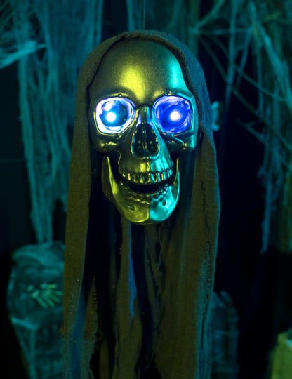 Világító függő fűnyíró dekoráció