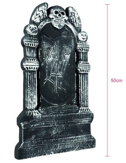 A Halloween-i koporsó dekoráció profil nézete