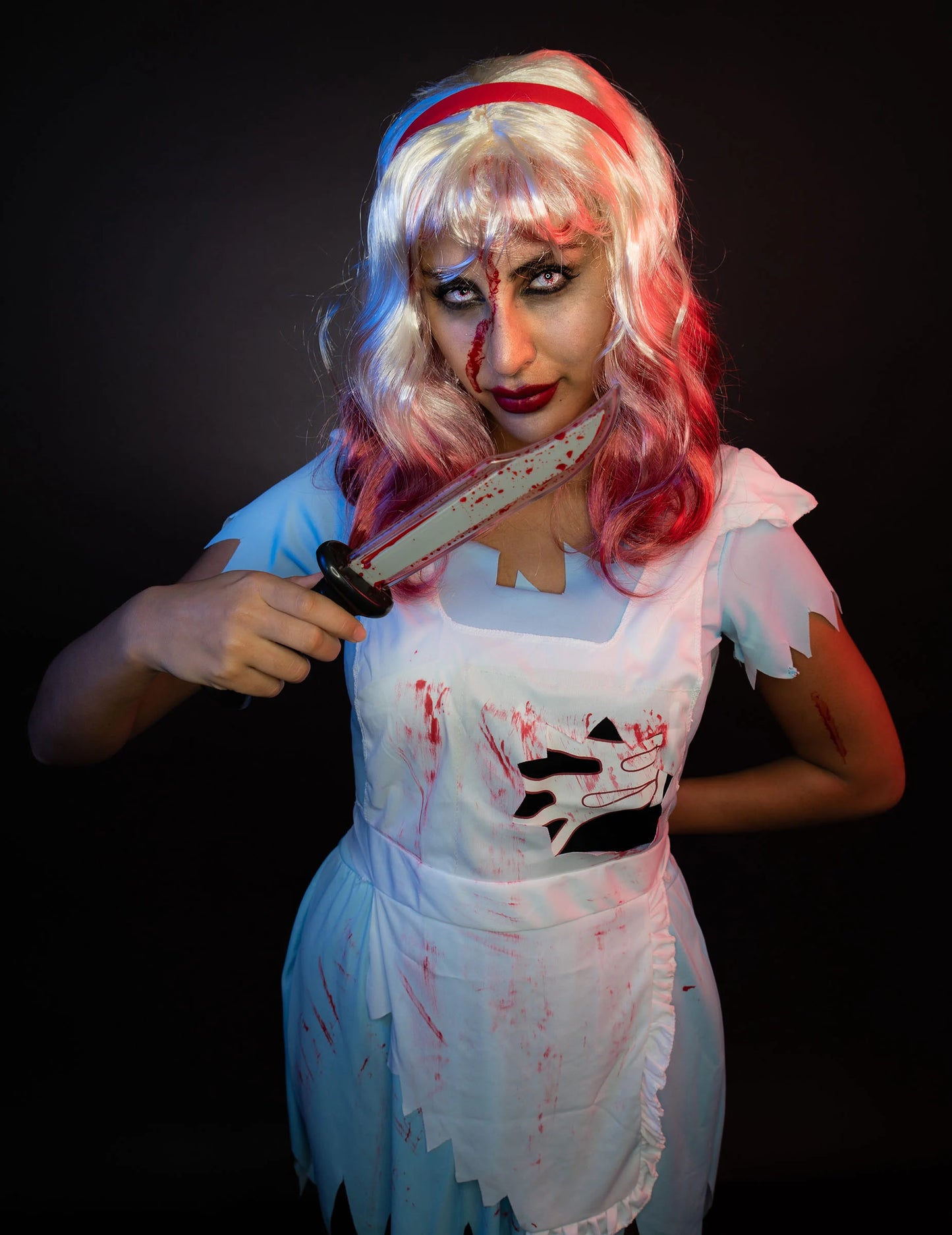 Déguisement Alice ensanglantée femme