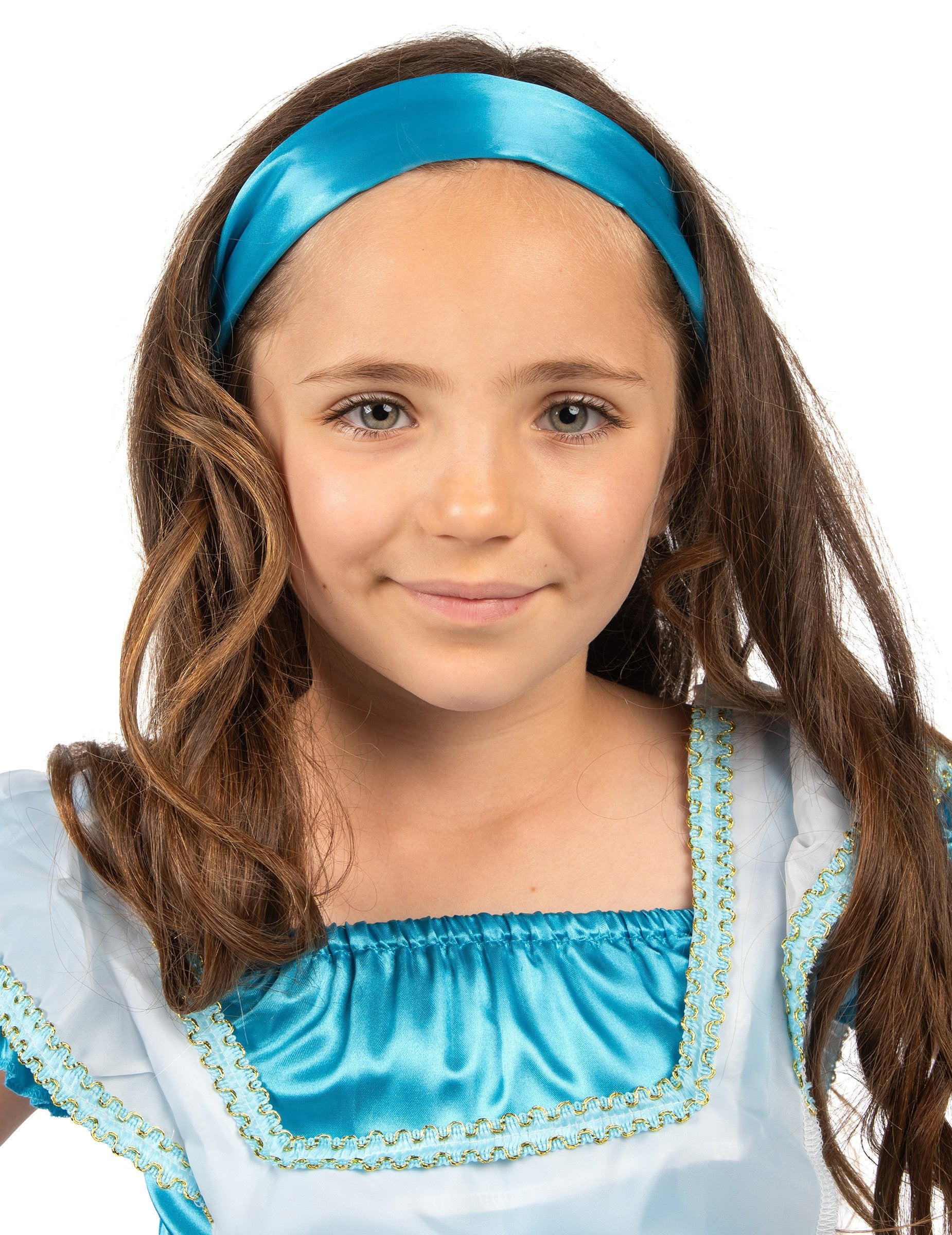 Közelkép a kék fejpánt az Alice jelmez lányoknak