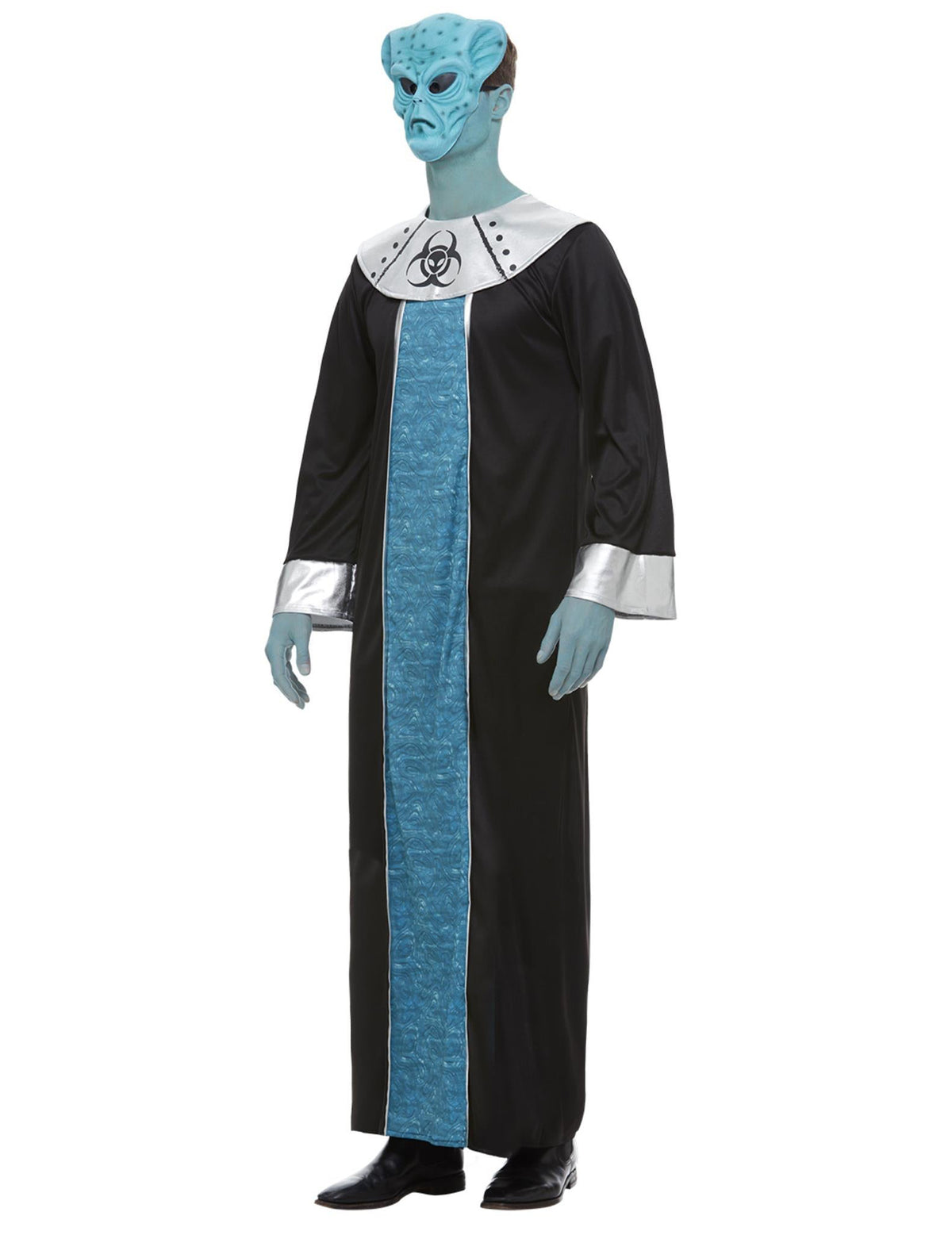 Vue de profil du déguisement alien pour homme