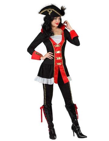 Női kalóz admirális jelmez 