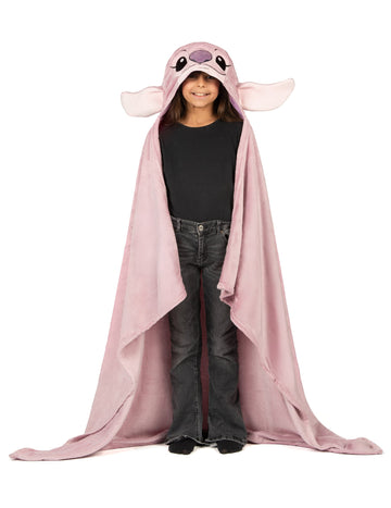 Lilo & Stitch™ Kapucnis Gyerek Jelmez Angyal Polár Pléddel 