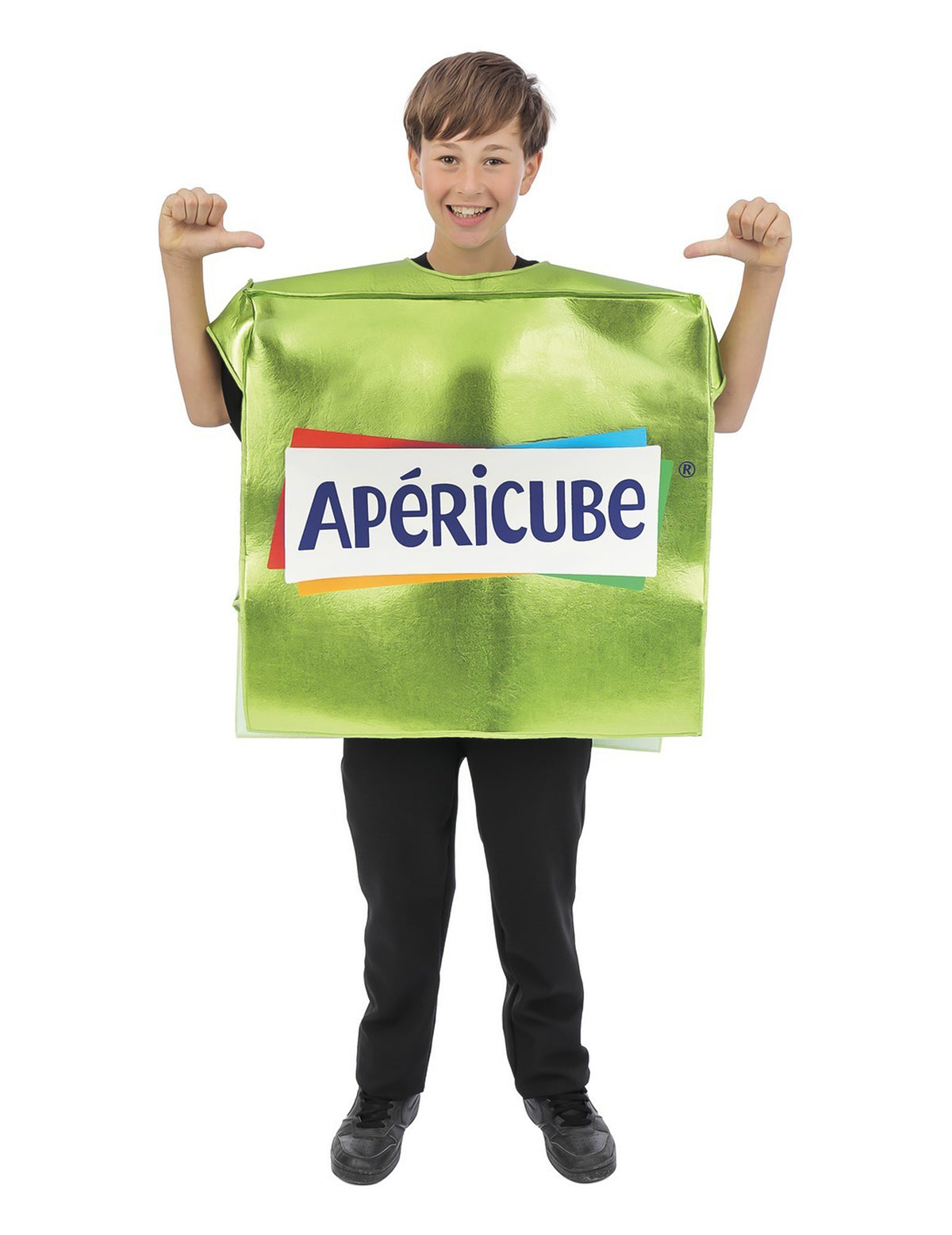 Zöld Apéricube™ gyerek jelmez
