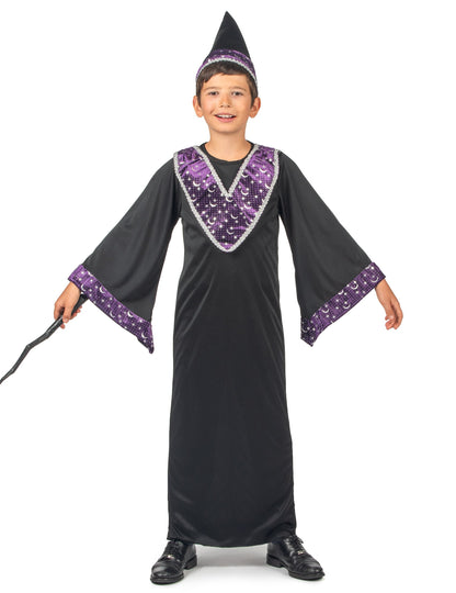 Gyerek tanuló szoros jelmez