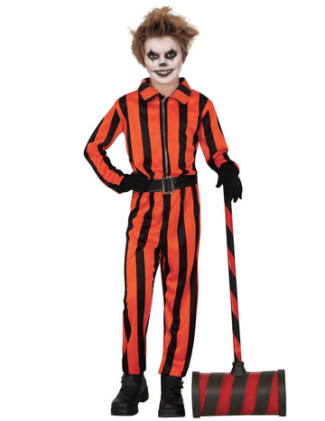 Déguisement arlequin prisonnier enfant