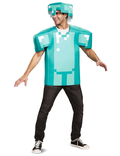 Felnőtt Minecraft páncél jelmez