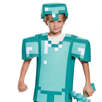 Minecraft gyermekpáncél jelmez