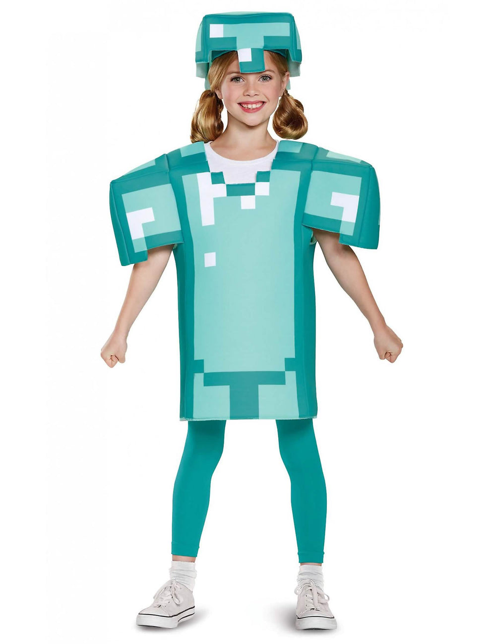 Elölnézet a Minecraft páncéljelmezről