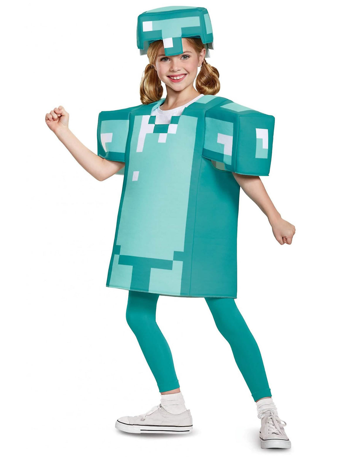 Minecraft páncéljelmez gyermekeknek elölnézete