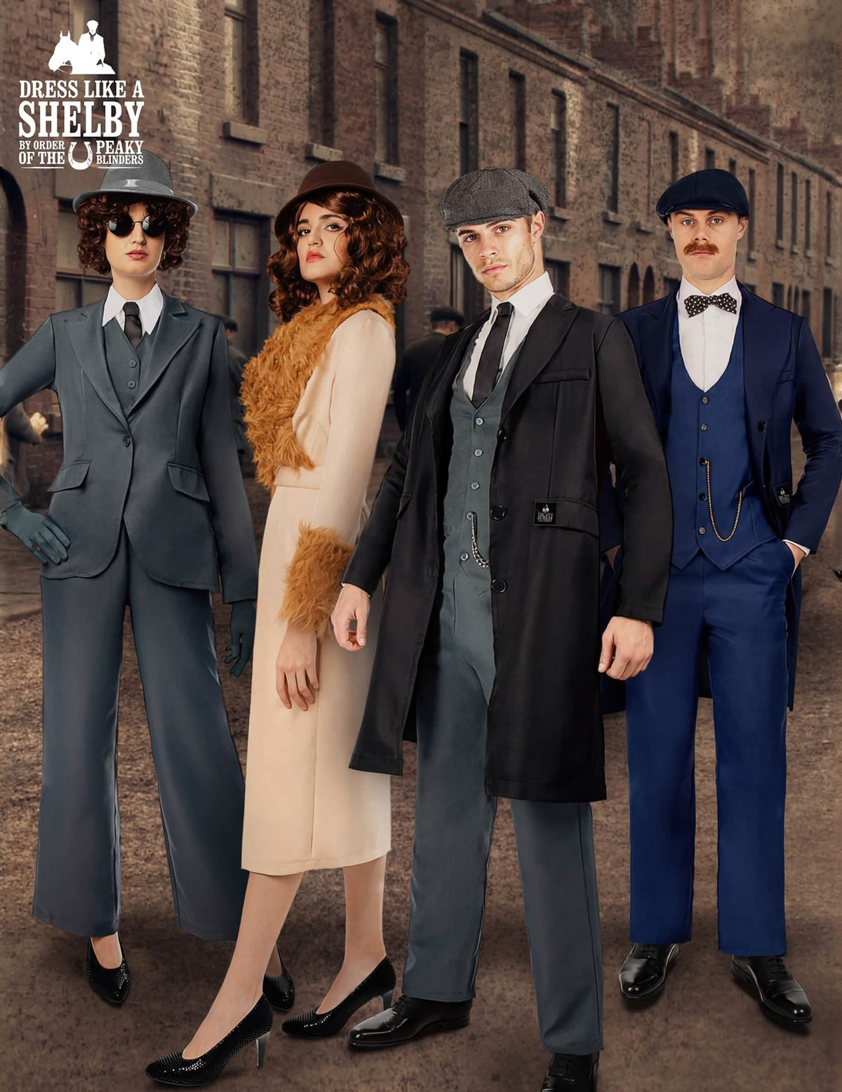 Csoportos bemutató az Arthur Shelby - Peaky Blinders™ jelmezről