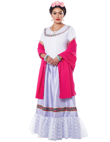 Luxus mexikói művész jelmez a nők számára