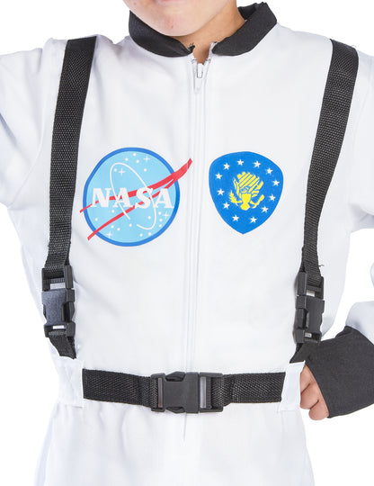 Gyerek űrhajós álruhában