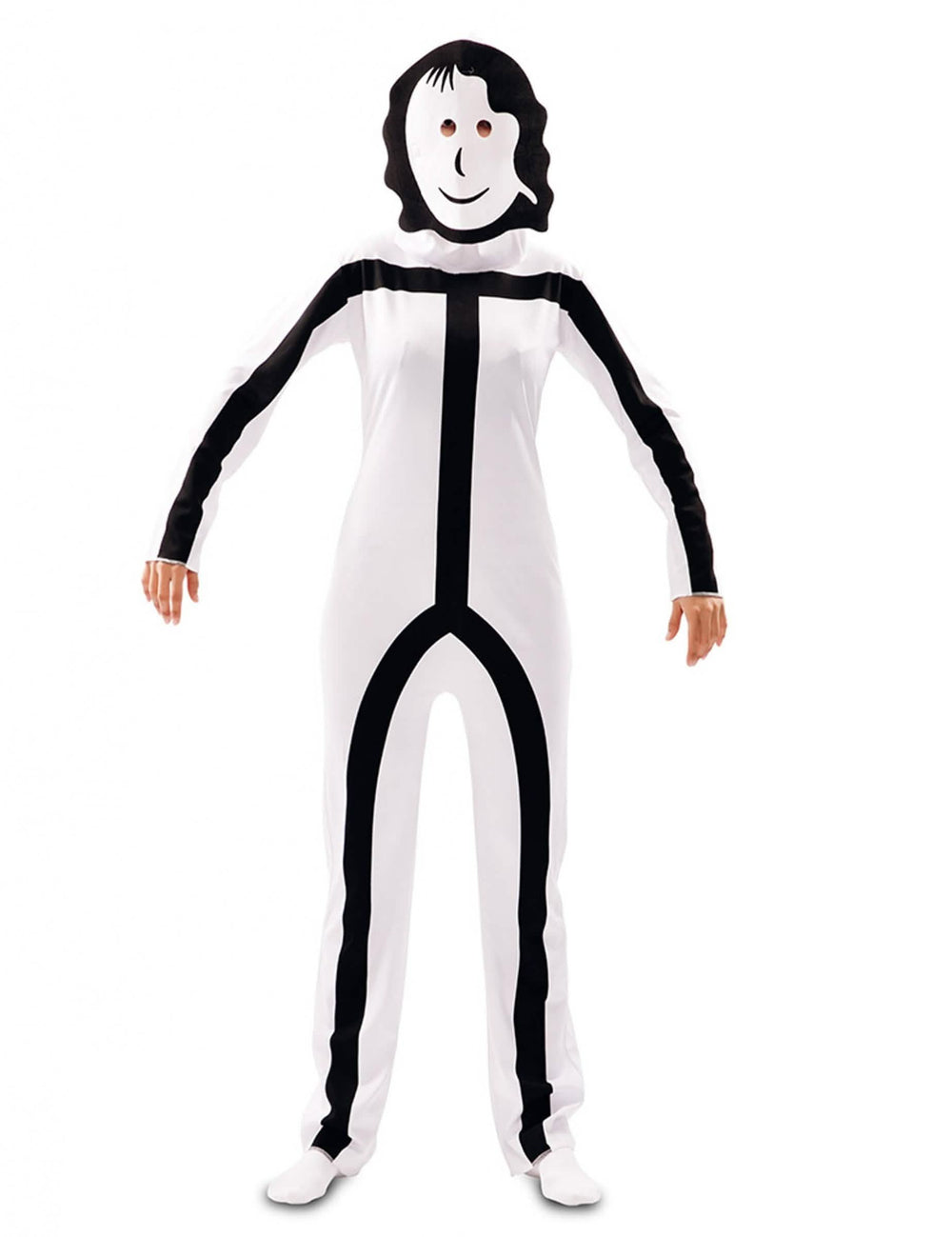 Felnőtt Stickman jelmez női maszkja