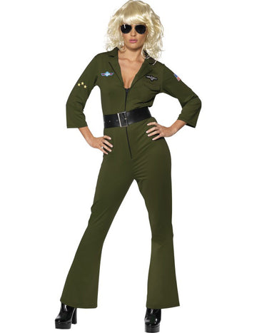 Hottie Top Gun Woman Aviator jelmez