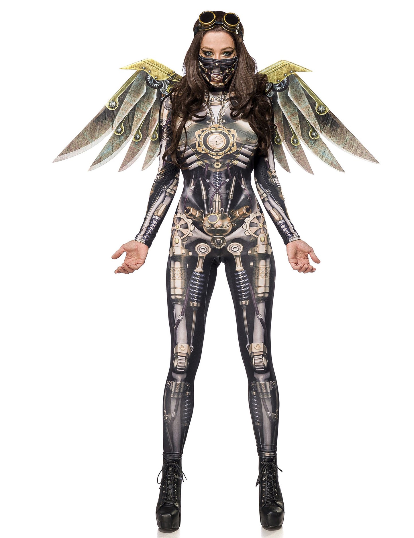 Aviator álruhás steampunk luxus nő