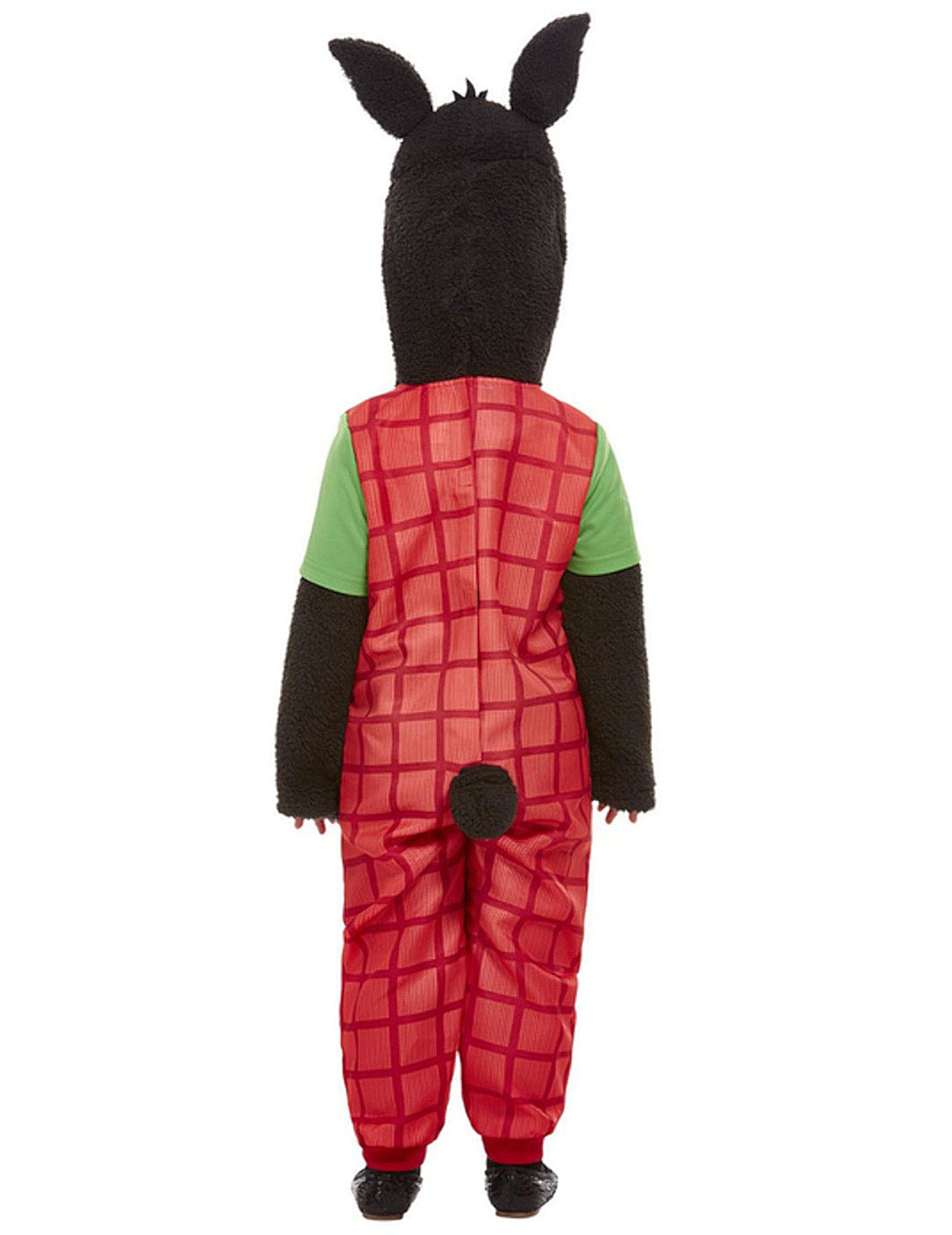 Vue de dos du déguisement Bing luxe pour enfant