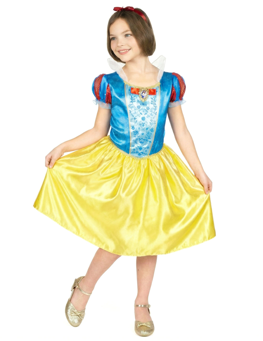 Vue de face du déguisement Blanche Neige™ classique