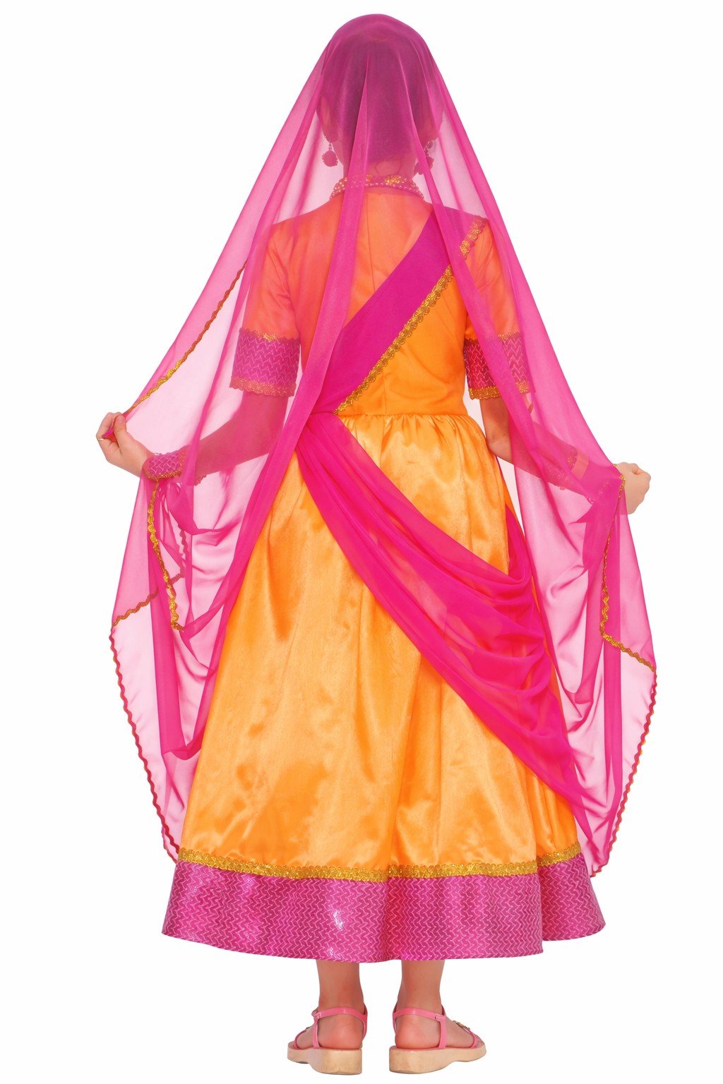 A bolywood jelmez hátulról