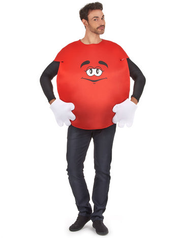 Felnőtt vörös cukorka álruhás