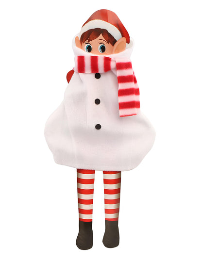 Hóember jelmez a Joker Elf Doll számára