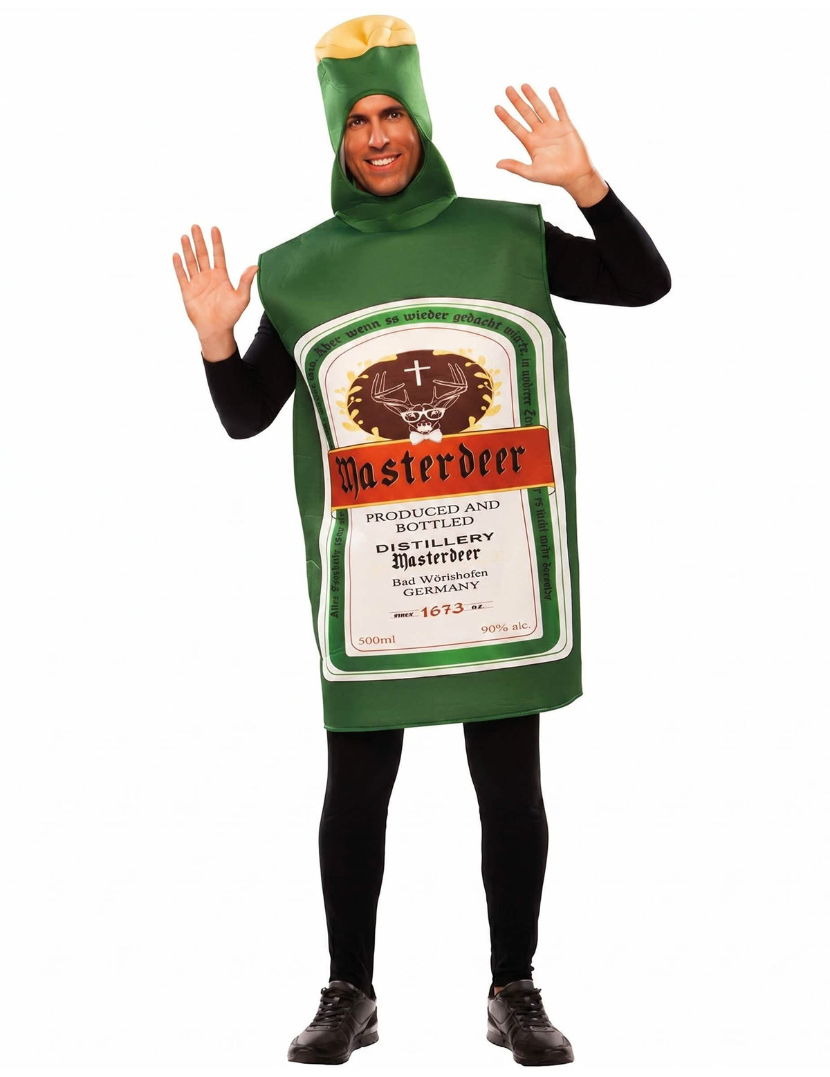 Masterdeen aperitifüveg-jelmez felnőtteknek