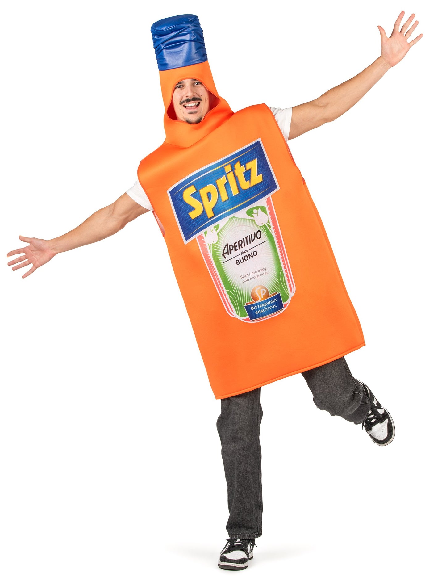 Felnőtt narancssárga aperitif palack jelmez
