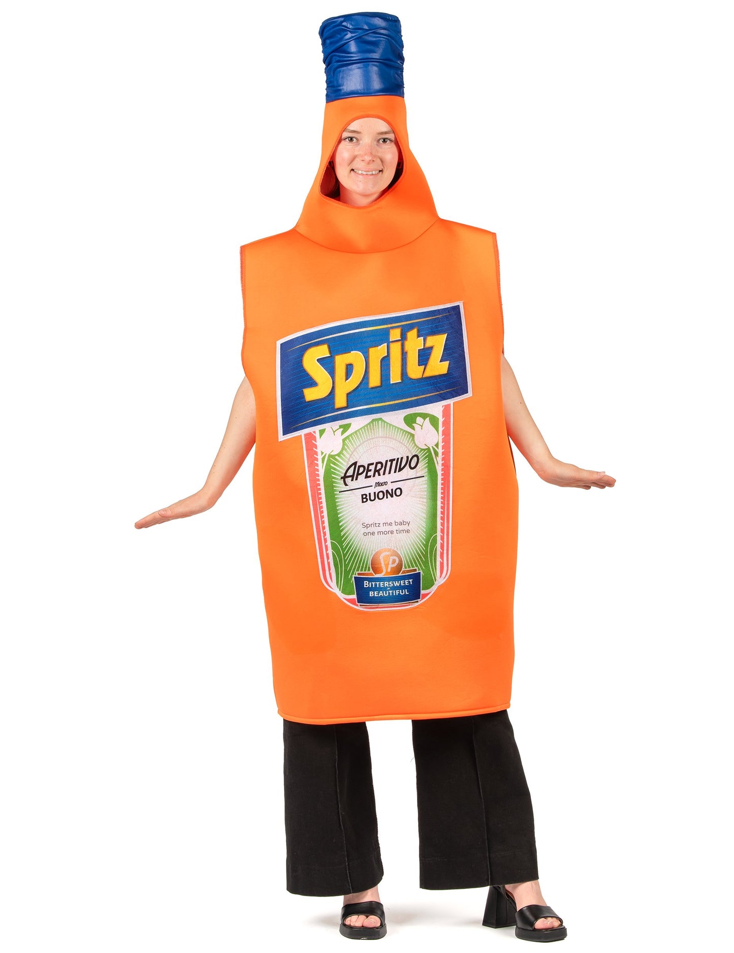 Felnőtt narancssárga aperitif palack jelmez